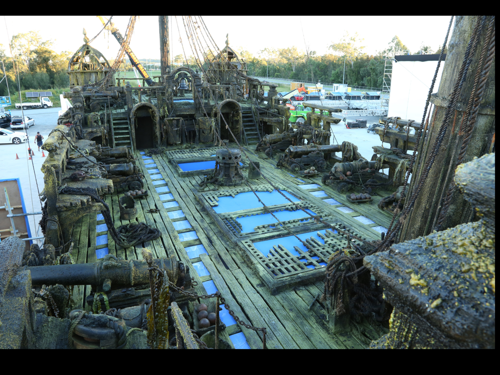 Pirates of the Caribbean - Dead Men Tell no Tales set decoration by Bev Dunn.